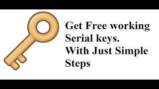 How to get free Serial Keys for any Software [upl. by Catina367]