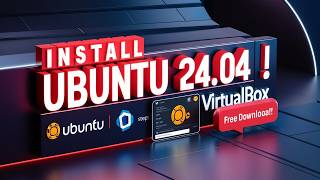 Ubuntu 2404 LTS on VirtualBox in MINUTES Super Easy Tutorial [upl. by Anyah]