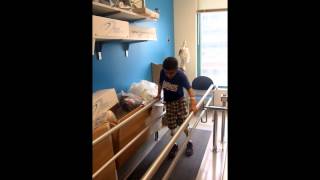 Deven Jacksons 1st Steps Since battling Meningitis [upl. by Reseta40]