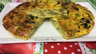 Frittata al forno con porri e verza [upl. by Ursuline]