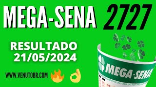 🍀 Resultado MegaSena 2727 [upl. by Ilat]