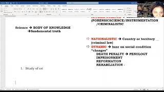 INTRODUCTION TO CRIMINOLOGY  CHAPS ONLINE TUTORIAL SERVICES [upl. by Iznyl368]