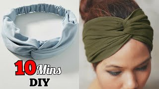 How to make a turban headband  headband tutorial  DIY  Twisted headband tutorial [upl. by Naitsyrk]