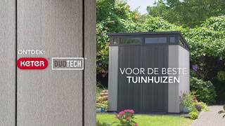 Keter Duotech tuinhuizen amp buitenberging voor de opslag van al je tuinproducten [upl. by Adnauq]