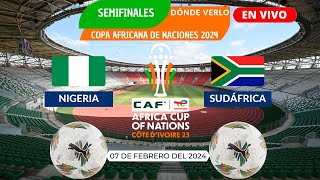 ⚽️Nigeria vs Sudafrica⚽️Dónde Verlo EN VIVOCopa Africana de Naciones SemiFinal 2024 [upl. by Ulland717]