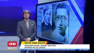 Bilog Ang Balita Epifanio de los Santos [upl. by Atekan]