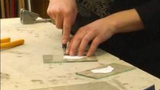 How to Make Stained Glass Stepping Stones  How to Score Stained Glass [upl. by Savanna]