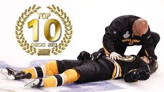 TOP 10 Eishockey Checks 2013 NHL 14 [upl. by Erlina]