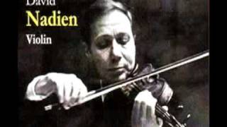 David Nadien plays Bach Chaconne [upl. by Arrahs112]