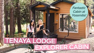 Tenaya Lodge at Yosemite Explorer Cabins  Review of Cabin  Fun Activities [upl. by Ulda712]