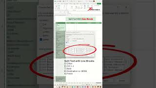 How to Split Text with Line Breaks in Excel  Excel Tips and Tricks [upl. by Ileek729]