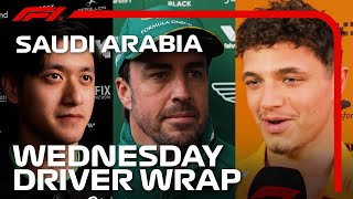 The Drivers Look Forward To Exciting Weekend In Jeddah  2024 Saudi Arabian Grand Prix [upl. by Ariahay209]