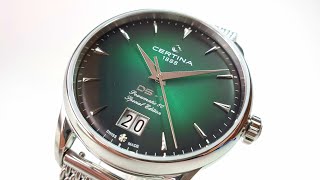 Космически зеленая CERTINA DS1 BIGDATE Powermatic 80 Special Edition [upl. by Paulette428]