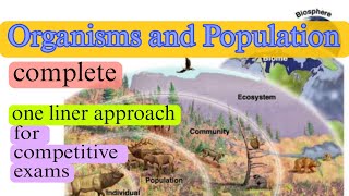 FORESTER BIOLOGY Organisms and Population [upl. by Sanchez]