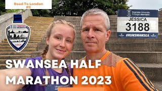 Swansea Half Marathon 2023 RACE VLOG [upl. by Femi]