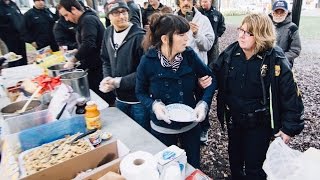 Police Arrest 7 People For Serving Food To The Homeless In Public Park [upl. by Liebowitz]