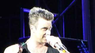 Robbie Williams  a cappella ending of the song Angels  live Munich Olympiastadion 20130807 [upl. by Ez]