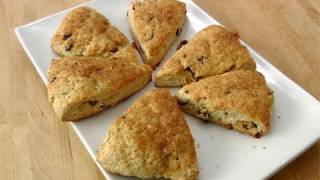 How to make Rum Rasin Scones from Scratch  recipe by Laura Vitale  Laura in the Kitchen ep 93 [upl. by Nreval]