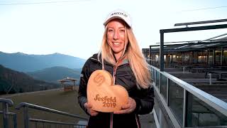 Teresa Stadlober auf der roadtoseefeld2019 [upl. by Priebe876]