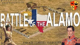 Battle of The Alamo 1836 Texas Revolution [upl. by Soirtimid]