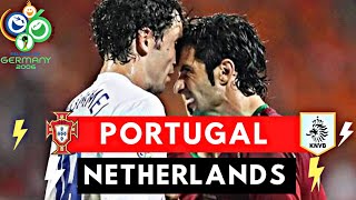 Portugal vs Netherlands 10 All Goals amp Highlights  2006 World Cup [upl. by Duax]