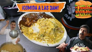 ¡La MEJOR COMIDA DE MADRUGADA en la CDMX 24 Hrs7 días  La garnacha que apapacha [upl. by Nauqes]