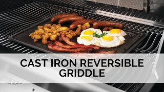 Napoleon Reversible Cast Iron Griddle [upl. by Lewie]