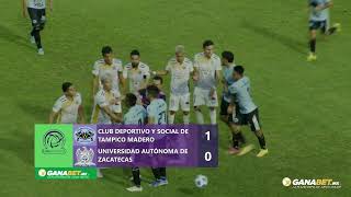 CLUB DEPORTIVO Y SOCIAL TAMPICO MADERO VS UNIVERSIDAD AUTÓNOMA DE ZACATECAS [upl. by Enigroeg]