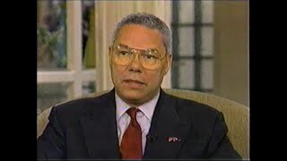 Gen Colin Powell interviewed by Barbara Walters The View WABC Nov 18 1997 [upl. by Ozan]