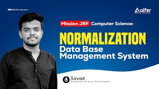 Normalization Part 2  Data Base Management  Mission JRF Computer science  Aifer Education [upl. by Aleacim]