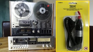 Tape Head Demagnetizer Review Before amp After Sound Test Akai Sony Cassette deck Reel 2 Reel [upl. by Lednek]