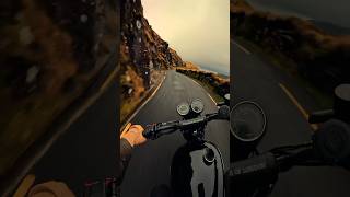 Triumph Scrambler  Ireland’s Highest Mountain Pass  Arrow Exhaust [upl. by Cthrine]