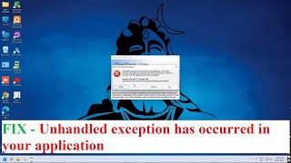 How To Fix Unhandled exception has occurred in your application Error in Essl [upl. by Countess428]