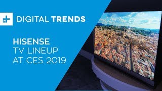 Hisense 2019 TV Lineup Hands On at CES 2019 [upl. by Walliw910]