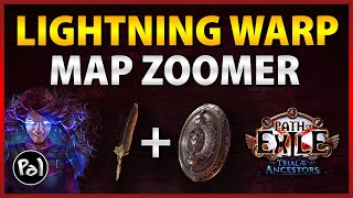 Lightning Warp Elementalist  The Fastest Build Ive Ever Played  Full Build Guide  Path of Exile [upl. by Yrrap]