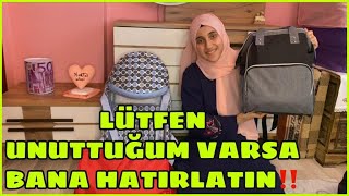 HASTANE Ã‡ANTAMDA NELER VARğŸ›DOÄUMHANEDEN BU ÅEKÄ°LDE PAKETLEME Ä°STÄ°YORLARMIÅğŸ“¦ [upl. by Samantha]