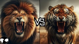 BARBARY LION vs BENGAL TIGER  who would win between them [upl. by Miguela]