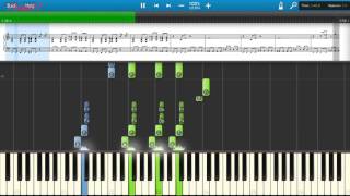 Nirvana  Smells Like Teen Spirit piano cover Synthesia by 11ans11 [upl. by Bernadene]