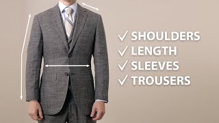 How a Suit Should Fit 2022 Guide [upl. by Autrey]