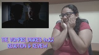 The Vampire Diaries 4x22 REACTION amp REVIEW quotThe Walking Deadquot S04E22  JuliDG [upl. by Eglanteen]