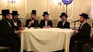 Shira Choir Singing New Rechnitz  Medley at Kumzits Live מקהלת שירה רכניץ קומזיץ [upl. by Avruch940]