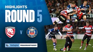 Gloucester v Bath  HIGHLIGHTS  Incredible SecondHalf Comeback  Gallagher Premiership 202324 [upl. by Myca]