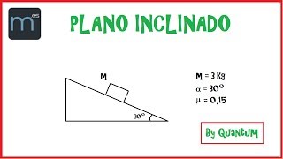 Plano inclinado con rozamiento Bachillerato [upl. by Androw]