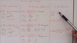 SUCESIONES MATEMÁTICAS Uso de limites en la determinación de la convergencia o divergencia [upl. by Nairrad559]