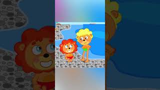 LionET  Long Legs vs Short Legs Problems  Cartoon for Kids [upl. by Htnicayh692]