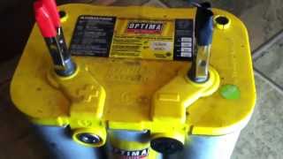 HOW TO REGENERATE AND RECHARGE A DEEPLY DISCHARGED OPTIMA GEL BATTERY PART1 [upl. by Wina74]