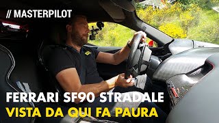 Ferrari SF90 Stradale Vista da qui fa PAURA onboard test [upl. by Laet114]