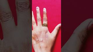 beautiful finger ring 💍 mehndi design mehndi kriya ytshorts youtubeshorts [upl. by Nnylarak]