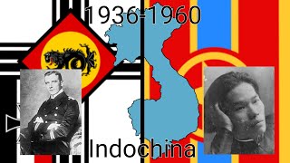 Alternate history of Indochina 19361960 kaiserreich mapping [upl. by Westberg]