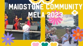 Maidstone Community Mela 2023 culture dance [upl. by Irrej]